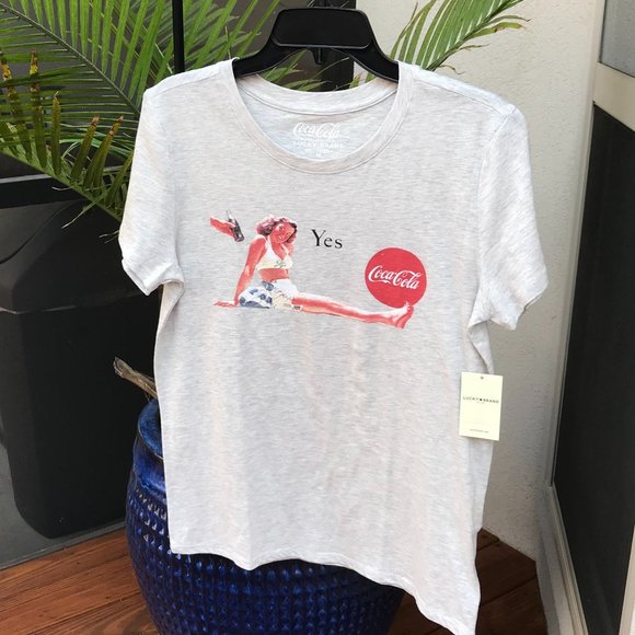 Lucky Brand Tops - Lucky Brand Coca Cola Logo Tee - XS
